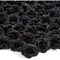50 Pack Black Roses Artificial Flowers Bulk, 3 Inch Stemless Fake Silk Roses for Decorations, Wedding, Faux Bouquets